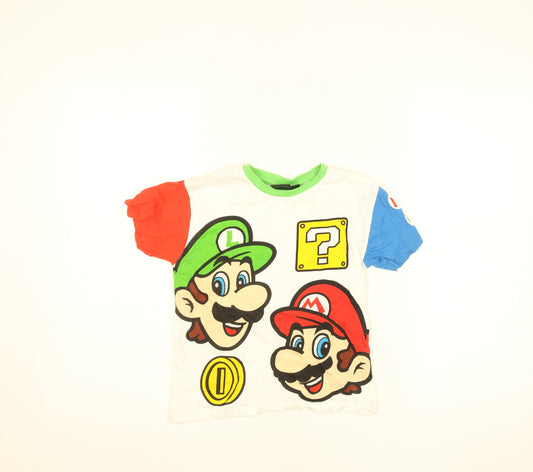 Super Mario Boys Multicoloured Graphic T-Shirt 6-7 Years