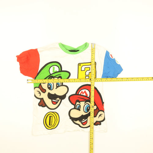 Super Mario Boys Multicoloured Graphic T-Shirt 6-7 Years
