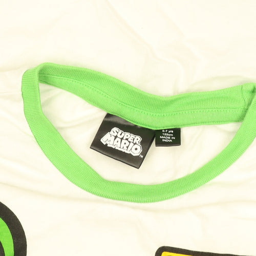 Super Mario Boys Multicoloured Graphic T-Shirt 6-7 Years