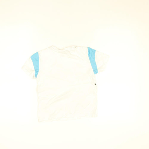 Primark Boys White Sonic the Hedgehog T-Shirt 6-7 Years Short Sleeve