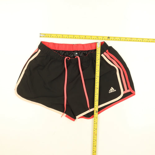 Adidas Womens Black Climalite Athletic Shorts UK 12