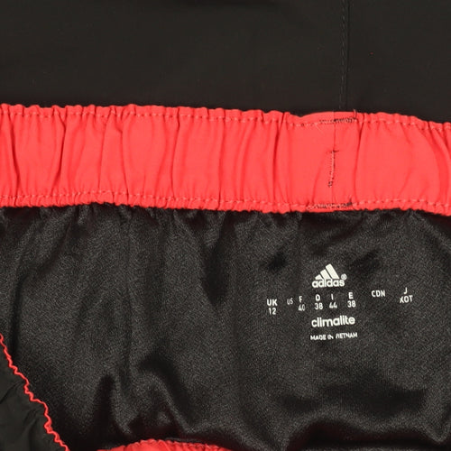 Adidas Womens Black Climalite Athletic Shorts UK 12