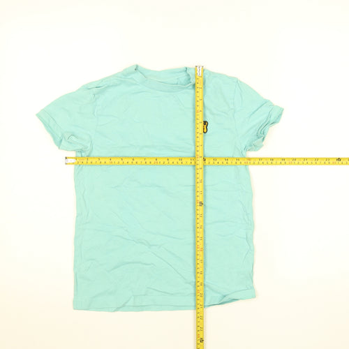 Next Boys Blue Cotton Short Sleeve Crew Neck T-Shirt 10 Years