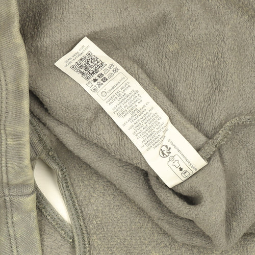 ASOS Design Women Grey Cotton Pullover Hoodie UK 12-14 M