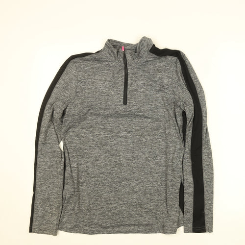 Dunnes Stores Women’s Grey Sport 1/2 Zip Track Jacket Size S