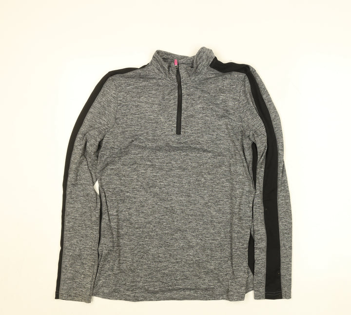 Dunnes Stores Women’s Grey Sport 1/2 Zip Track Jacket Size S