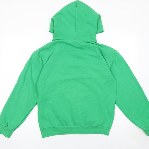 Green Lantern Womens Green Pullover Hoodie Size S Cotton Blend