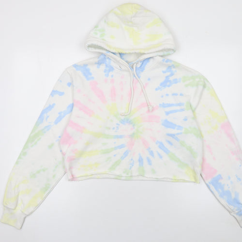 Hollister Women’s XS Tie Dye Pullover Hoodie Pastel Cotton Blend