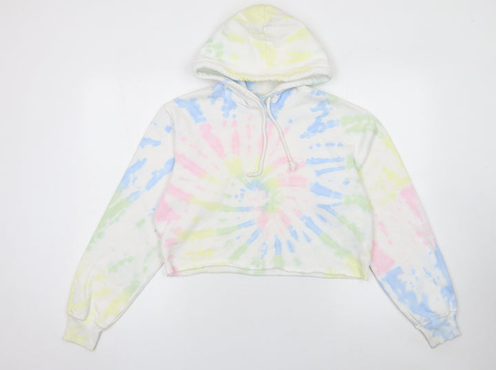 Hollister Women’s XS Tie Dye Pullover Hoodie Pastel Cotton Blend