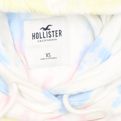Hollister Women’s XS Tie Dye Pullover Hoodie Pastel Cotton Blend