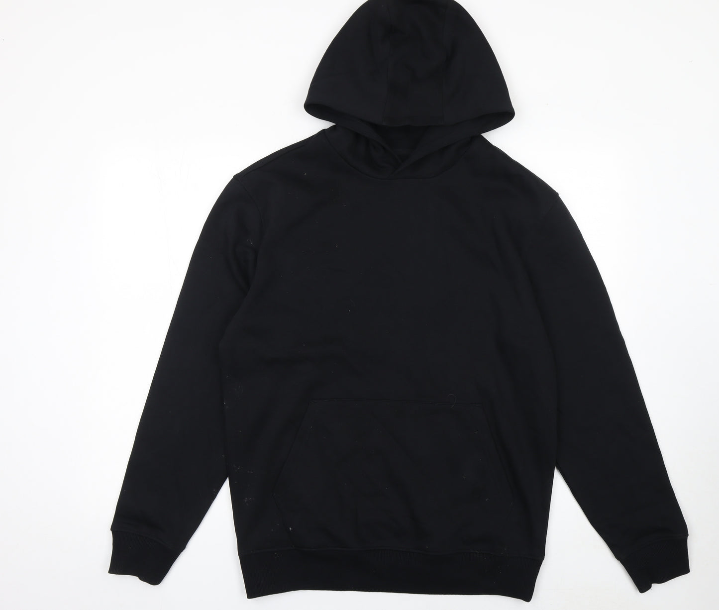 Marks and Spencer Men's Black Small Pullover Hoodie