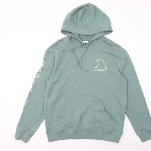 Yonder Women’s Green Pullover Hoodie Medium 100% Cotton Casual