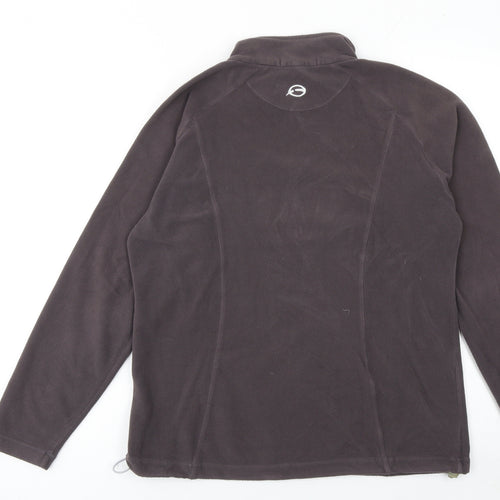 Sprayway Women’s Grey 1/2 Zip Fleece Sweatshirt UK 12 Medium
