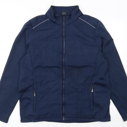 Trespass Mens Blue L Softshell Full Zip Activewear Jacket