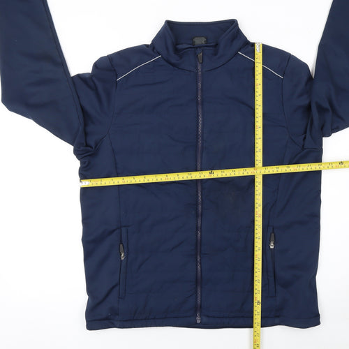 Trespass Mens Blue L Softshell Full Zip Activewear Jacket