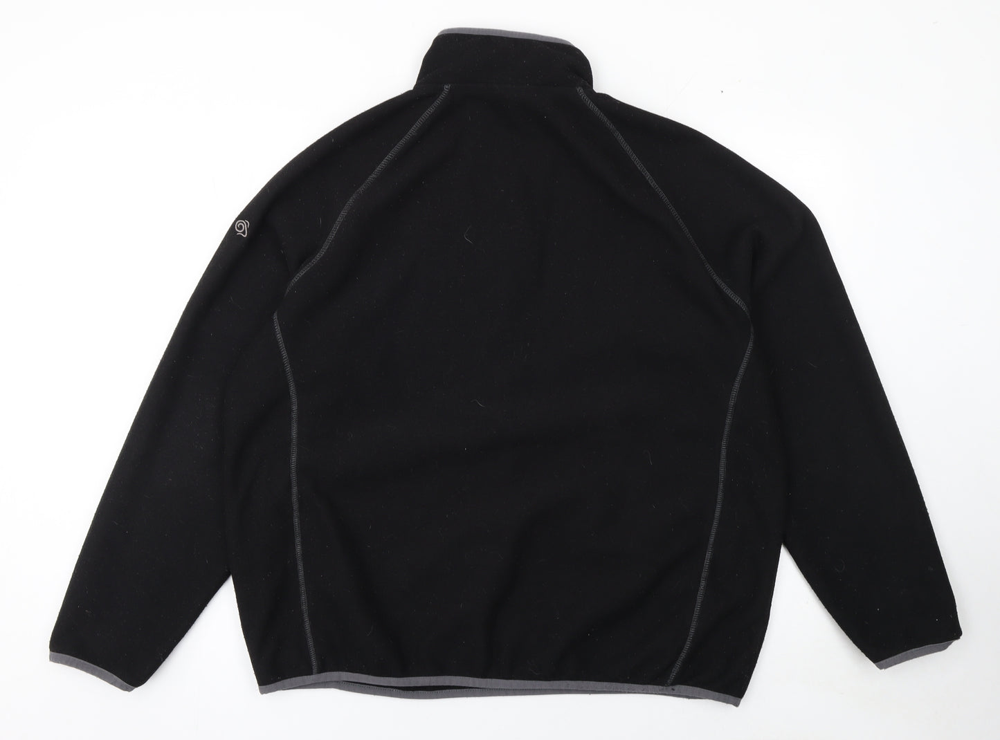 Craghoppers Men's Black XL Fleece Pullover 1/4 Zip Sweatshirt
