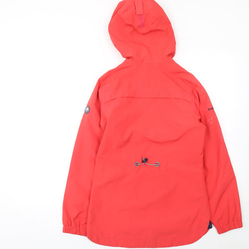 Trespass Womens Red Waterproof Hooded Rain Jacket 2XS