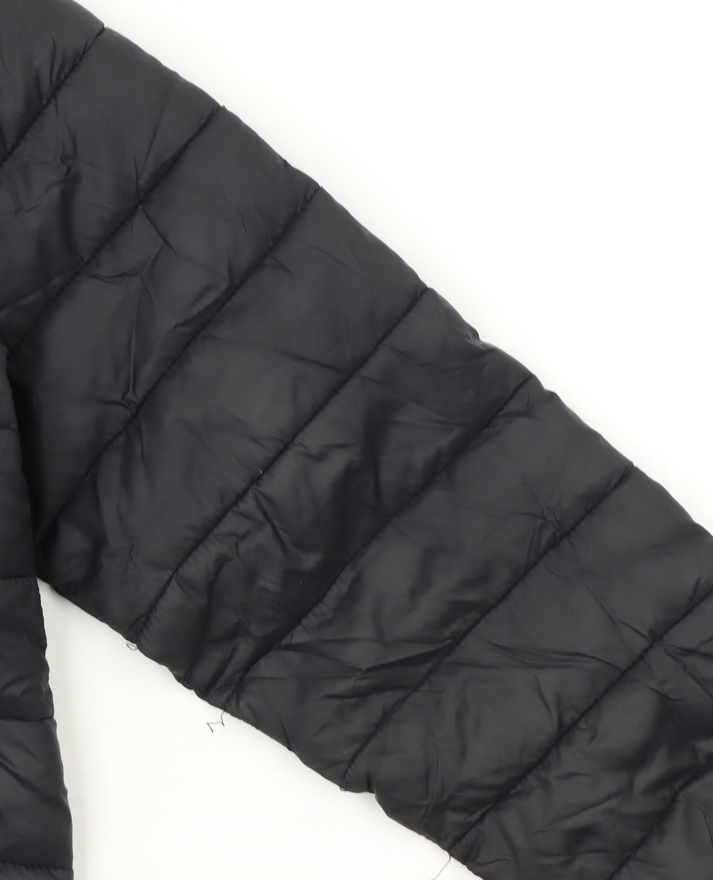 Marks and Spencer Boys Black Hooded Puffer Jacket 7-8 Years
