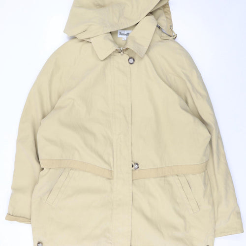 Rosetti Womens Beige Hooded Parka Jacket Size 22