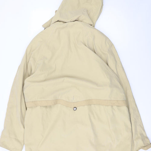 Rosetti Womens Beige Hooded Parka Jacket Size 22