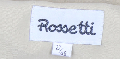 Rosetti Womens Beige Hooded Parka Jacket Size 22