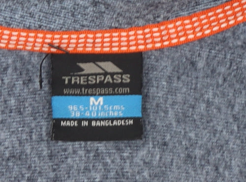 Trespass Men's Blue 1/2 Zip Pullover Sweatshirt Size M