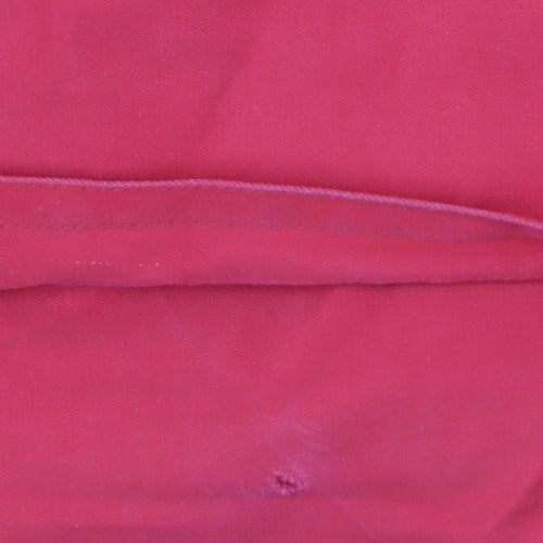 Hanae Mori Vivid Red Women's Long Cotton Trench Coat Size 6