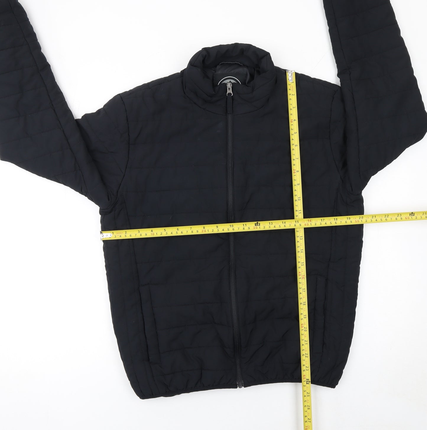Giordano Boys Black M Puffer Jacket Polyester Lightweight Autumn Winter