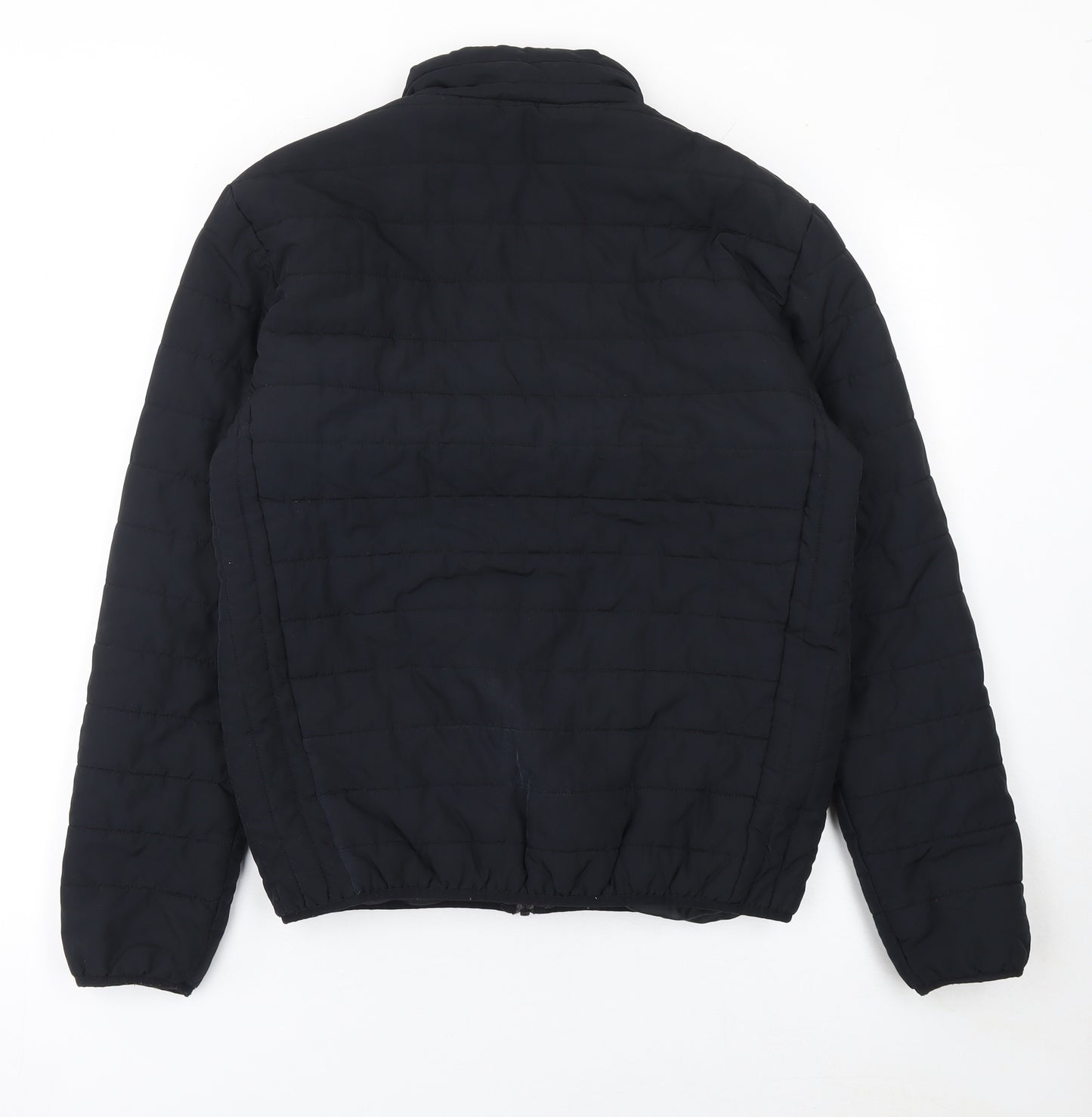Giordano Boys Black M Puffer Jacket Polyester Lightweight Autumn Winter
