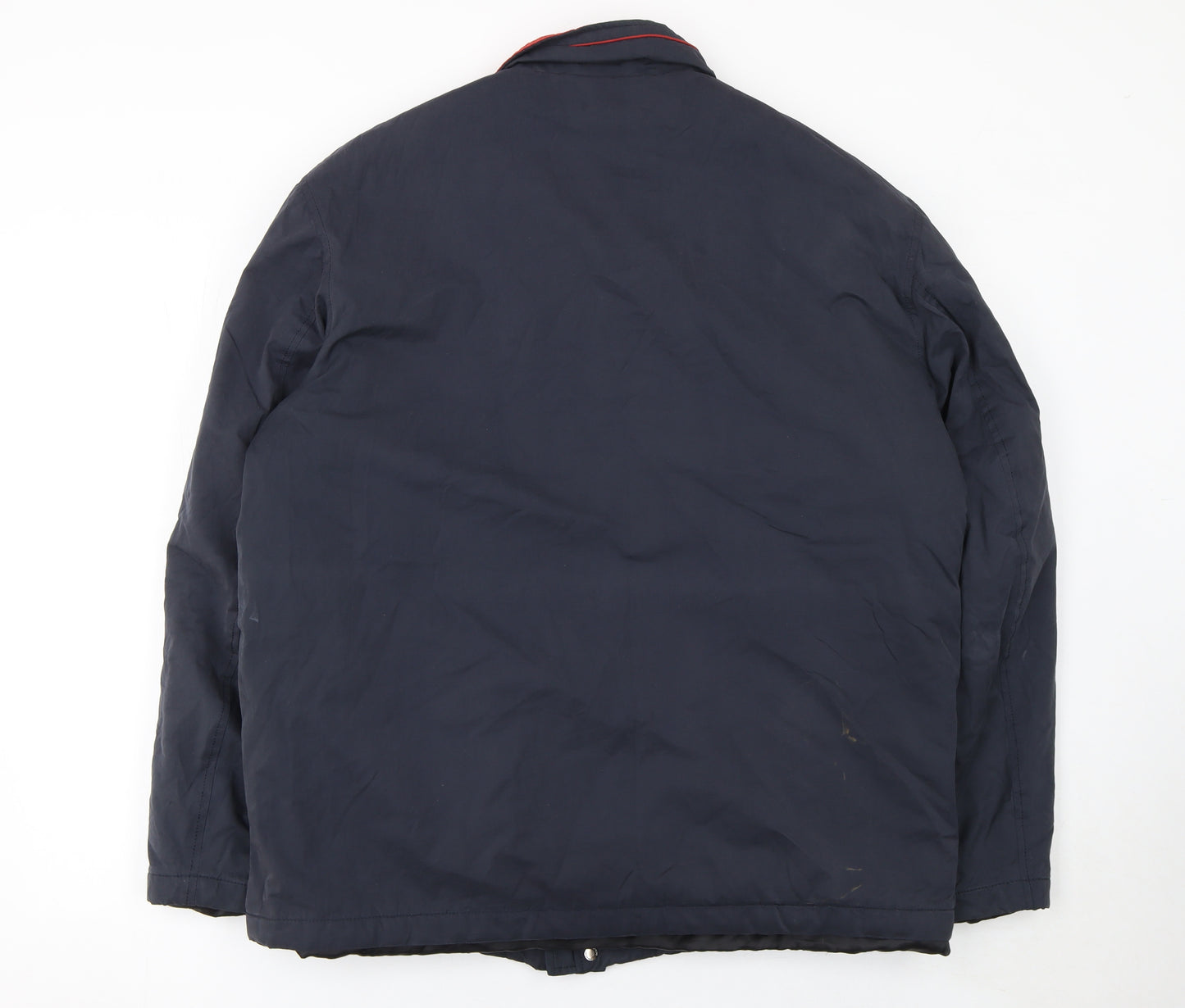 Bosideng Men's Blue L Regular Fit Mid-Length Full Zip Jacket