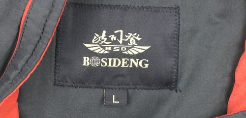 Bosideng Men's Blue L Regular Fit Mid-Length Full Zip Jacket
