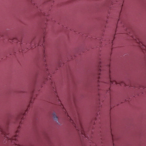 Honor Millburn Women's Red Quilted Padded Waistcoat L