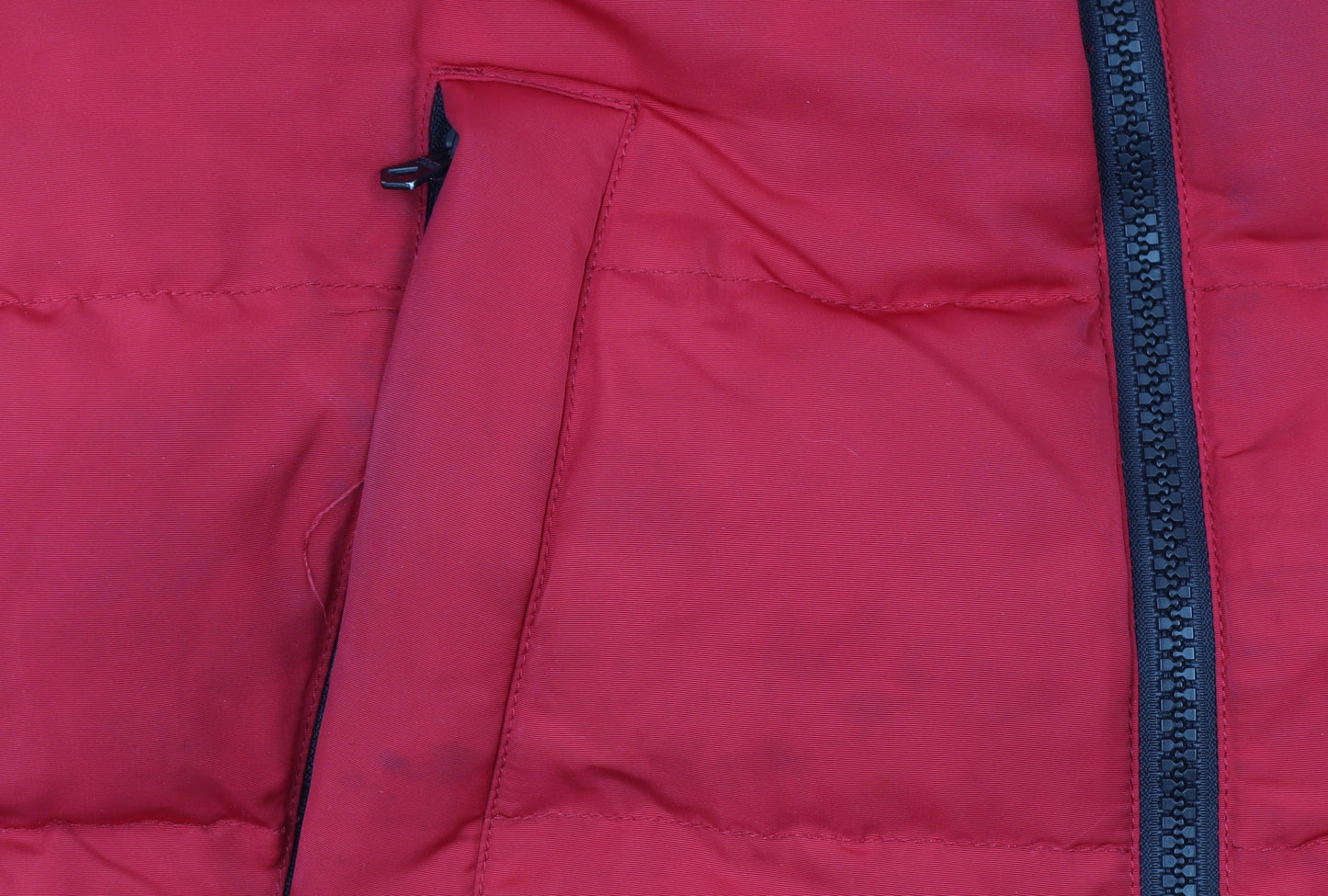 SoulCal & Co Women Red XS Hooded Puffer Jacket Winter Coat