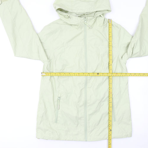 Maine New England Women’s Green Hooded Shower Resistant Jacket Size 10