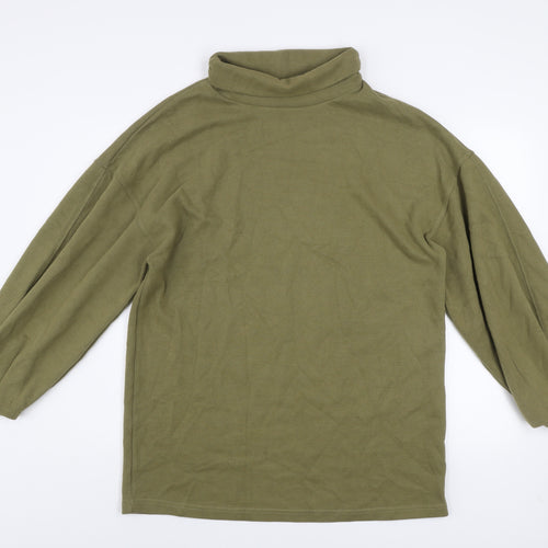 ASOS DESIGN Women’s Green Roll Neck Long Sleeve Pullover Jumper Size 12