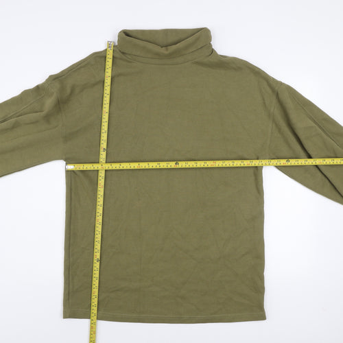 ASOS DESIGN Women’s Green Roll Neck Long Sleeve Pullover Jumper Size 12