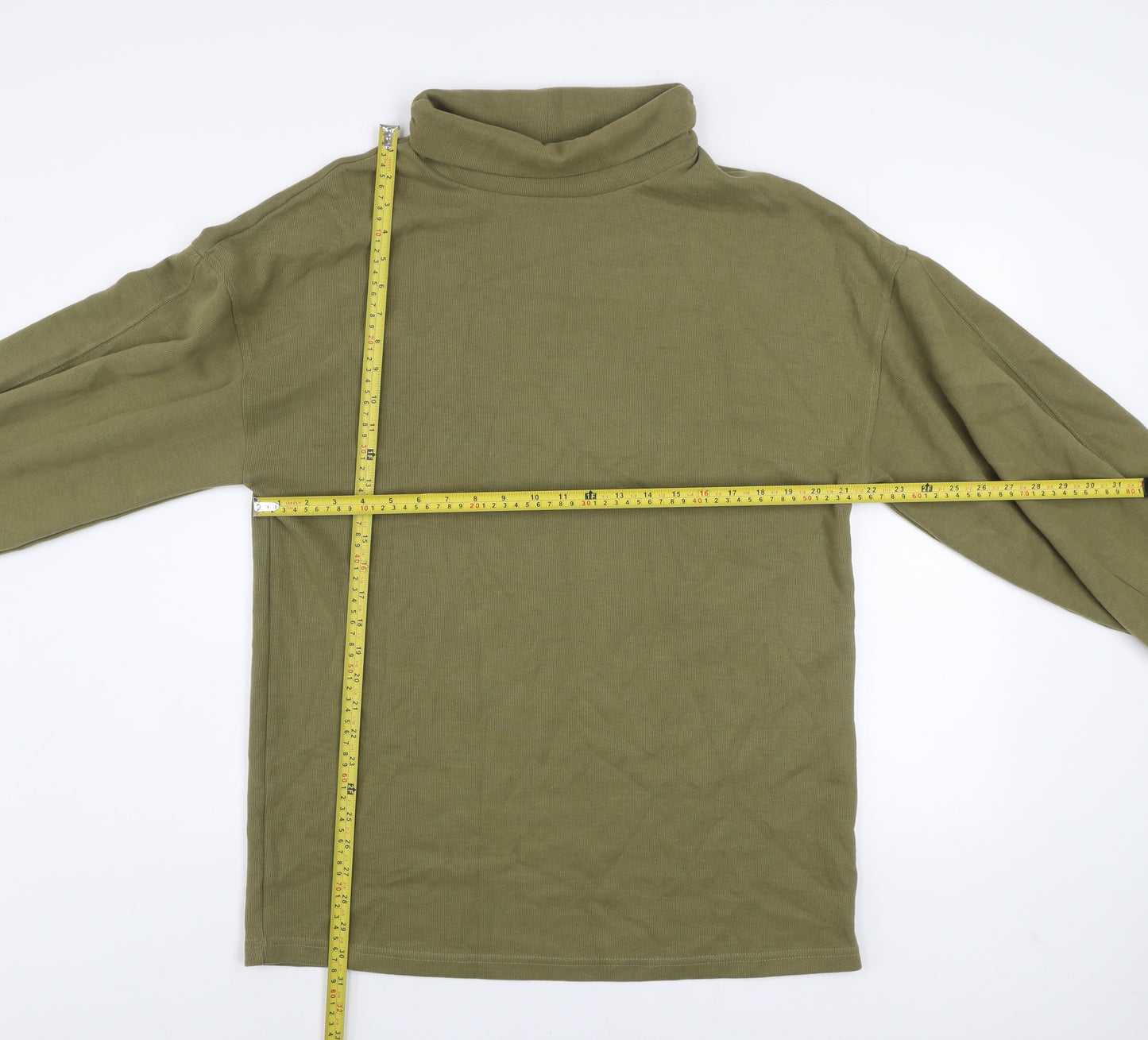 ASOS DESIGN Women’s Green Roll Neck Long Sleeve Pullover Jumper Size 12