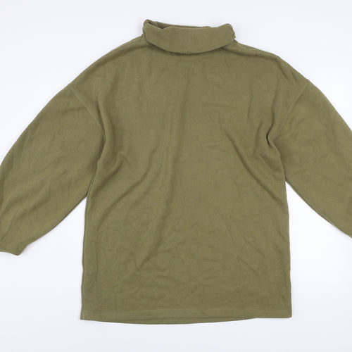 ASOS DESIGN Women’s Green Roll Neck Long Sleeve Pullover Jumper Size 12