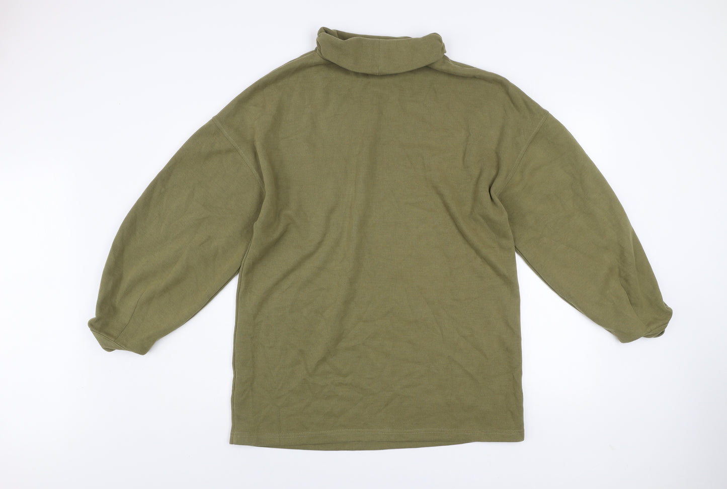 ASOS DESIGN Women’s Green Roll Neck Long Sleeve Pullover Jumper Size 12