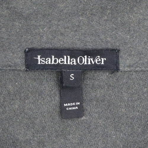 Isabella Oliver Women’s Grey Wool Blend Mid-Length Coat S