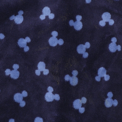 Disney Baby Blue Fleece Mickey Mouse Hooded One Piece Sleepsuit 9 Months