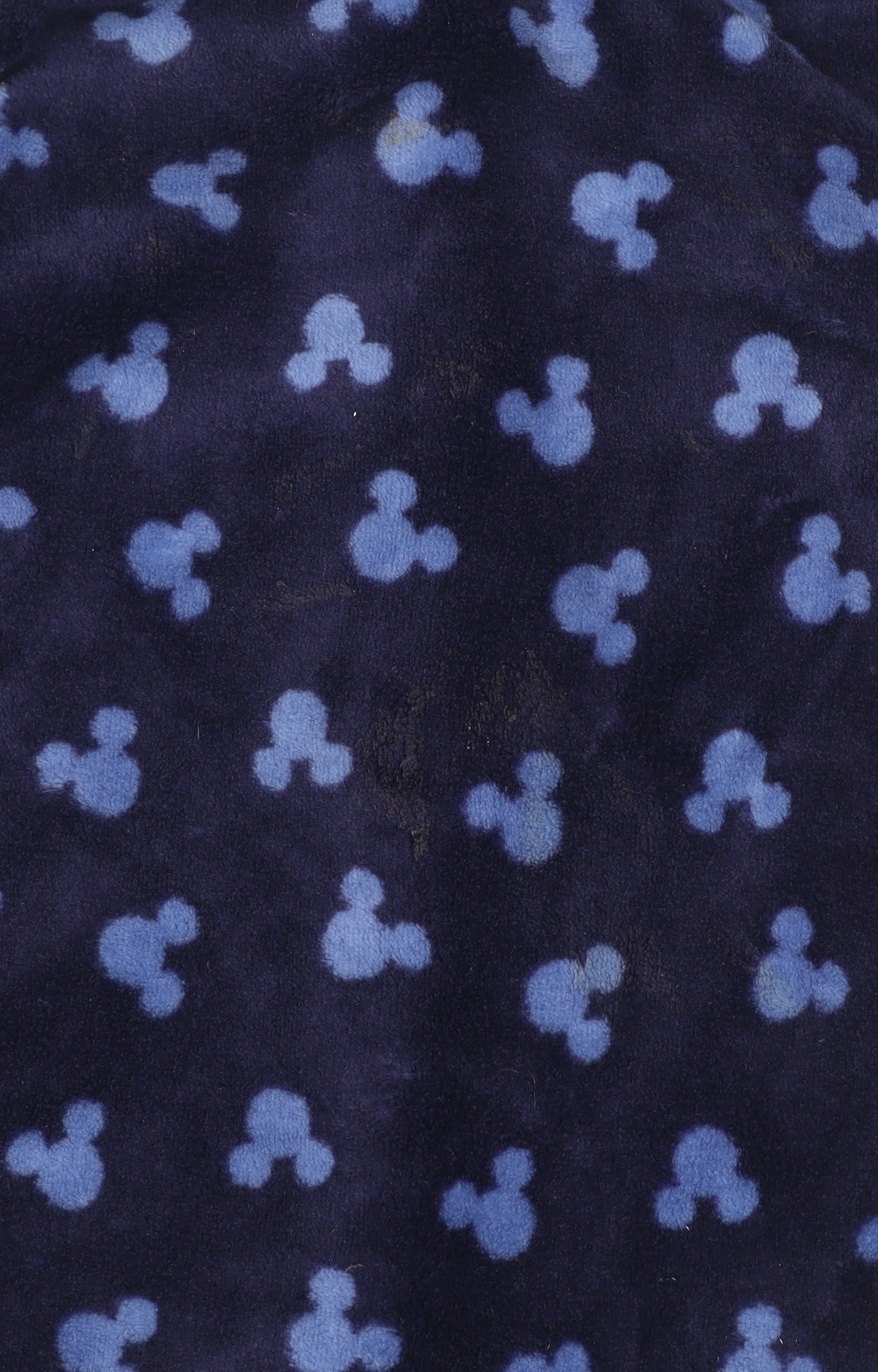 Disney Baby Blue Fleece Mickey Mouse Hooded One Piece Sleepsuit 9 Months