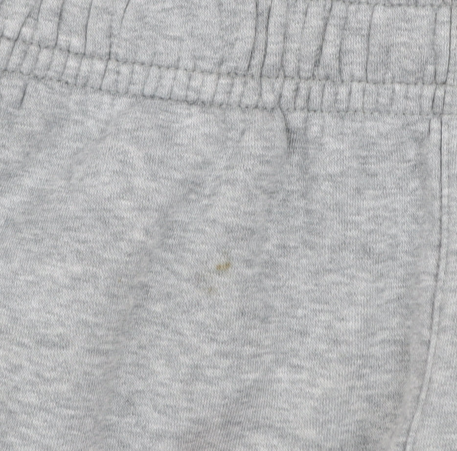 Nike Men's Grey Jogger Sweatpants Size S Fleece Cotton Blend