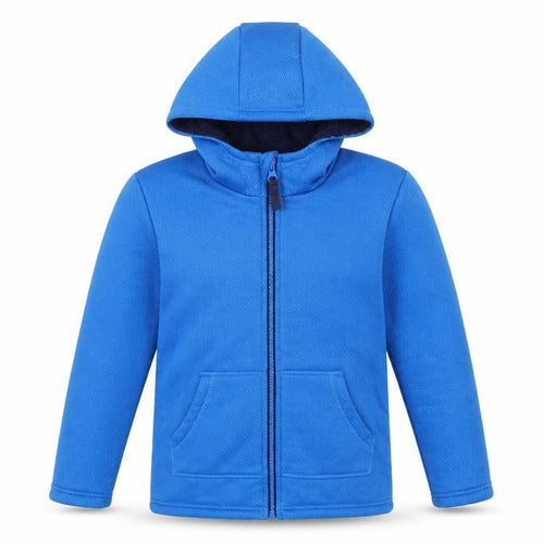 Mountain Warehouse Boys Blue Fleece Hooded Full Zip Jacket Age 13 Years