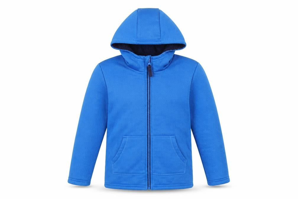 Mountain Warehouse Boys Blue Fleece Hooded Full Zip Jacket Age 13 Years