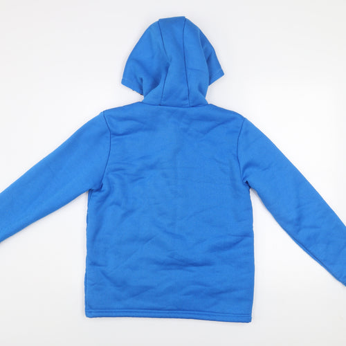 Mountain Warehouse Boys Blue Fleece Hooded Full Zip Jacket Age 13 Years