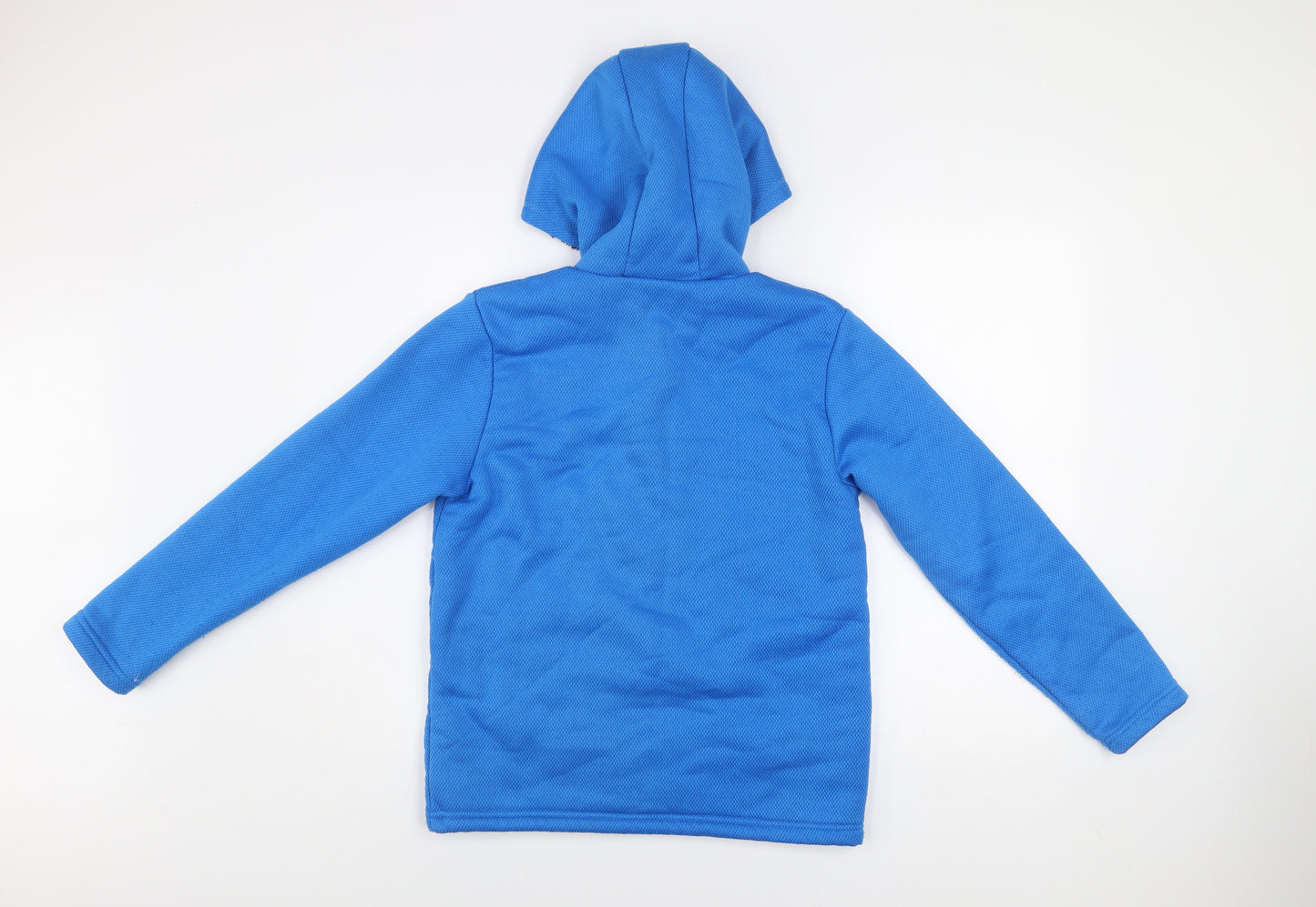Mountain Warehouse Boys Blue Fleece Hooded Full Zip Jacket Age 13 Years