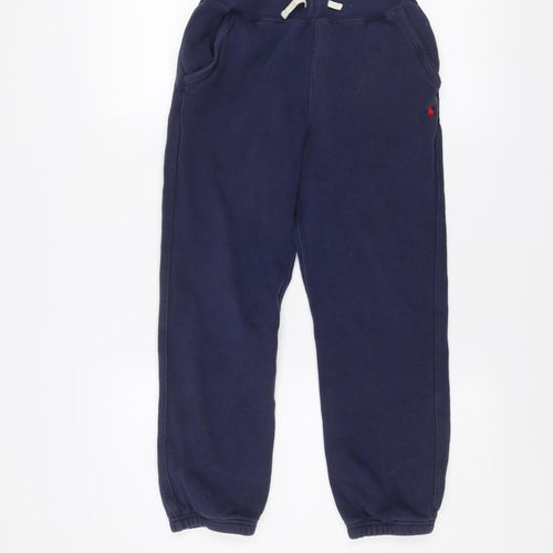 Ralph Lauren Teens Blue Jogger Sweatpants Size 10-12 Cotton Blend