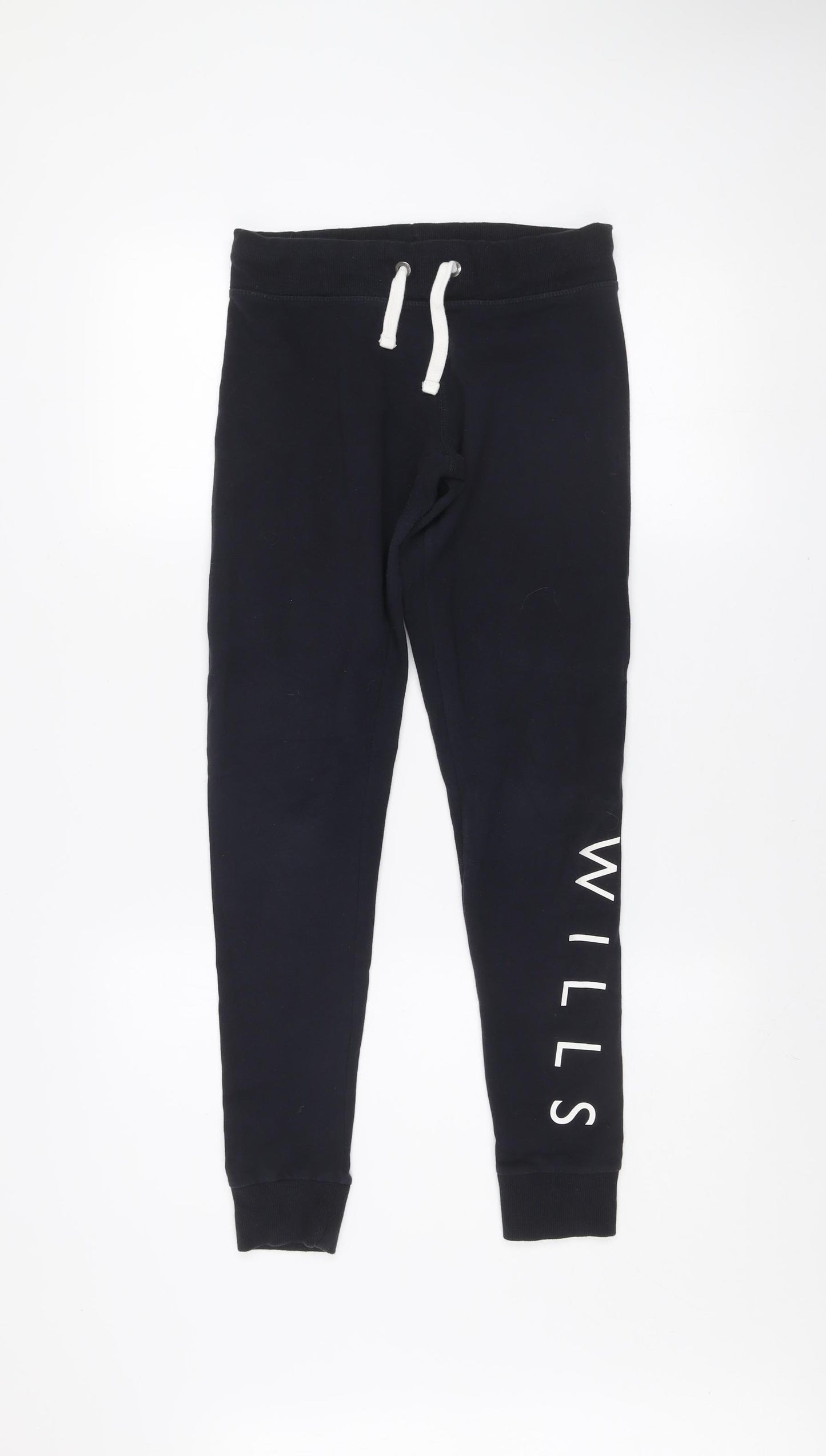 Jack Wills Womens Black Jogger Sweatpants UK 8 Cotton Blend