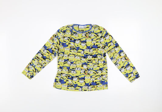 Illumination Minions Boys Multicoloured Fleece Pyjama Top 9-10 Years